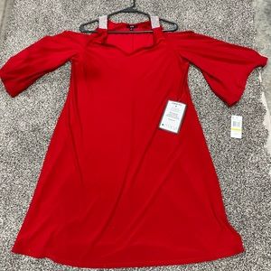 MSK Red Womens Dress NWT